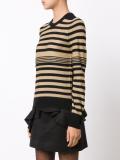 round neck striped jumper