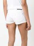 safety pin denim shorts 