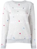 embroidered heart sweatshirt