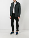 high neck rain jacket