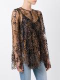 tulle overlayer blouse 