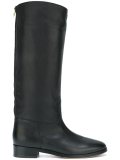rear zip boots