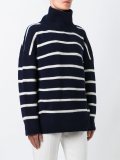 striped turtle neck sweater
