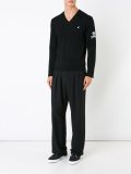 v neck fine knit jumper