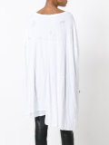 oversized distressed T-shirt 