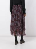 scalloped maxi skirt