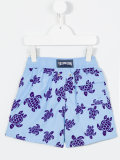 turtle print swim shorts