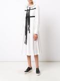 strap pleated dress