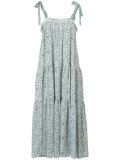tiered tie strap dress