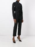 high neck belted jumpsuit