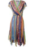 mixed print dress