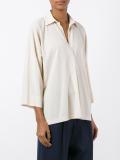 stretch oversized shirt