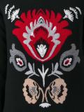 floral intarsia jumper 