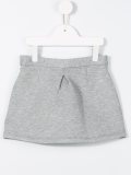 neoprene skirt with faux pearl embellishments