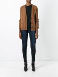 V-neck cardigan
