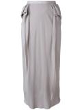straight-cut skirt