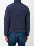 banded collar padded jacket