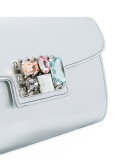 jewelled clutch bag