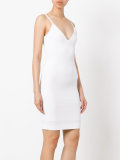 deep V-neck fitted dress