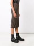 draped long skirt