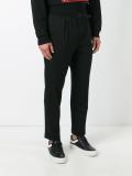 buckle fastening track pants