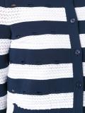 striped cropped cardigan