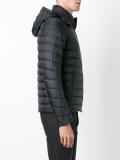 zipped detachable hood jacket