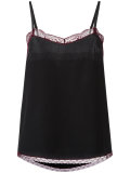 lace trim cami top  