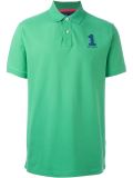 embroidered logo polo shirt