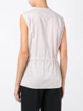 drawstring waist blouse