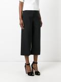 flared cropped trousers