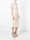 floral macrame dress