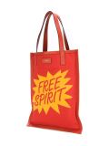 'Free Spirit'印花购物袋