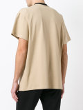 classic contrasting neckline T-shirt