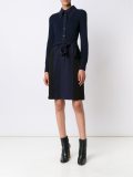 ribbed knit shirt dress