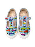 car print sandals