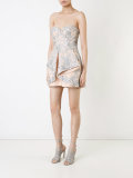 strapless embellished playsuit