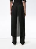 pleated tuxedo trousers 