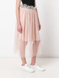 embellished tulle skirt