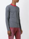 'Kiss the Future' embossed top