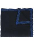 striped detailing scarf