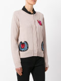 multi printed cardigan 