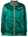 logo bomber jacket