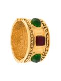 gripoix glass stone cuff
