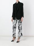 floral print trousers