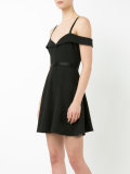 bustier flared dress
