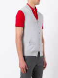 button knit waistcoat