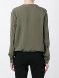 V-neck wrap blouse 
