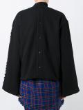 flared sleeved sweatshirt