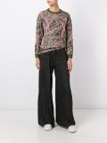 high-rise wide-legged trousers